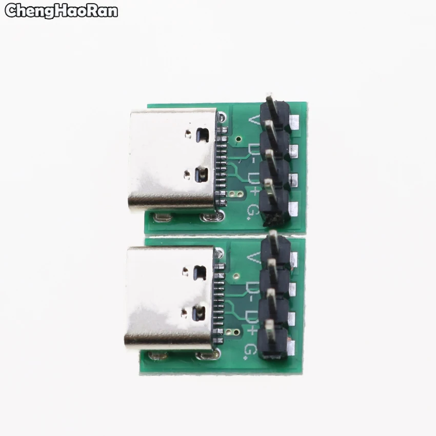 ChengHaoRan Cho USB 3.1 Kết Nối Loại C 16 Pin Test Board Adapter Ổ Cắm Nối Dây Cáp Transfe Thẳng Kim 1 chiếc