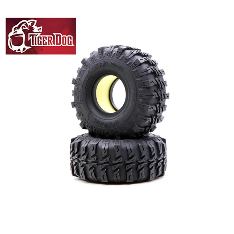 TigerDog pneumatici ultra morbidi da 1.9 pollici sono adatti per auto telecomandata 1:10 RC SCX10 90046 D90 TRX-4 parti modificate