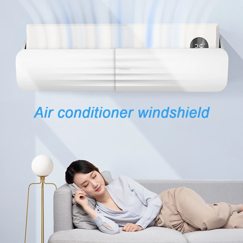 Adjustable Telescopic Air Conditioner Deflector, Anti Direct Blowing, Anti-Wind Baffle, Air Conditioner Cover