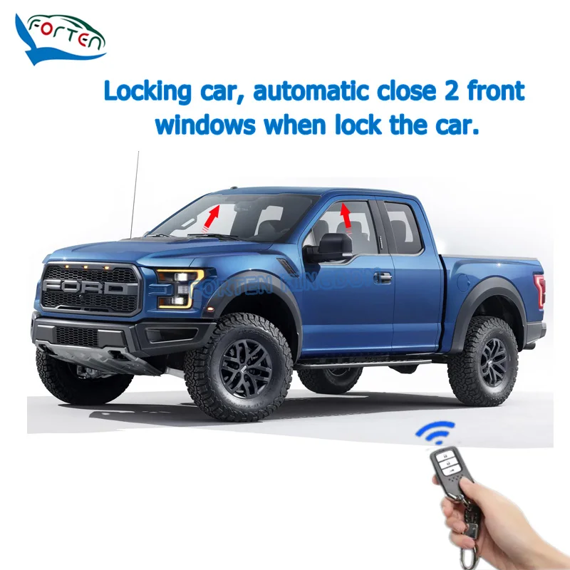 Forten Kingdom OBD Automatic Car Power Window Closer Open Mirror Folding Module For Ford F150 F-150 2016-2020