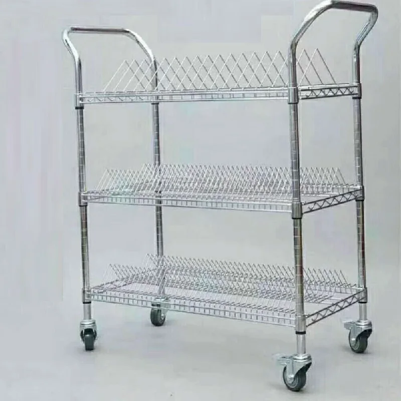 Smt Reel Rack Carbon stainless steel SMT ESD SMD PCB board Storage shelves trolley cart antistatic shelf DIY adjustbale