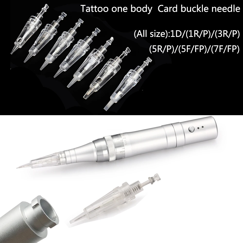 

20pcs professional Bayonet Cartridge Needle 1D/1R /3R/5R/5F /7F Device Permanent Makeup eyebrow lip tattoo pen Needle