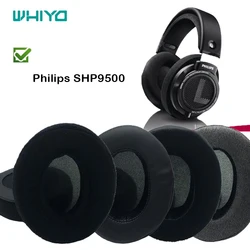 Whiyo Soft Velvet Replacement EarPads for Philips SHP9500 SHP-9500 Headset Cushion Cover Bumper Pads
