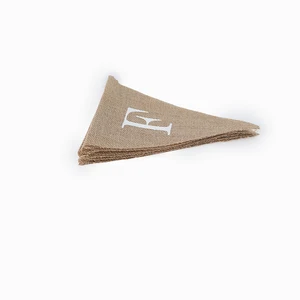 JUTE SERAPILHEIRA BUNTING-Banner, Anpassung der Partyflagge, Süßwarenbar, Hochzeitsdekoration, Gunst der Dusche des Babys, Carta AZ, Nr. 0-9, DIY 10 Hauptverkaufsflaggen Jute Dekoration - №5