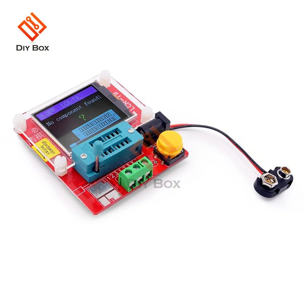 LCR-T9 Multifunction Transistor Meter TFT Graphic Display Tester Diode Capacitance Measure Electronic Industrial Components