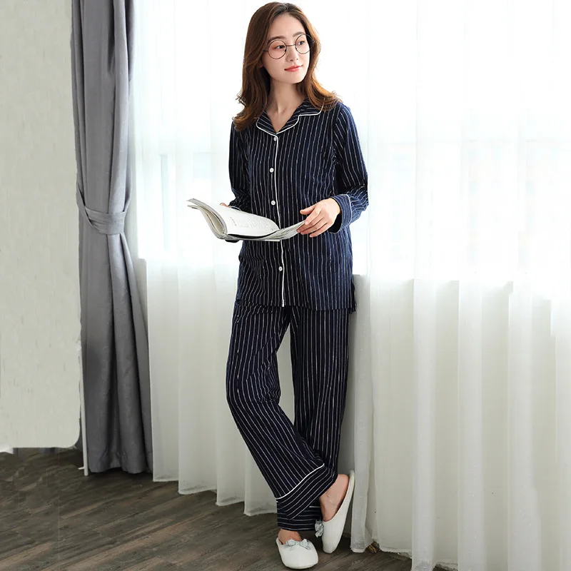 

New Maternity Suits Spring/summer Confinement Clothes Long-sleeved Nursing Clothes Outing Home Clothes Pregnant Women Pajamas