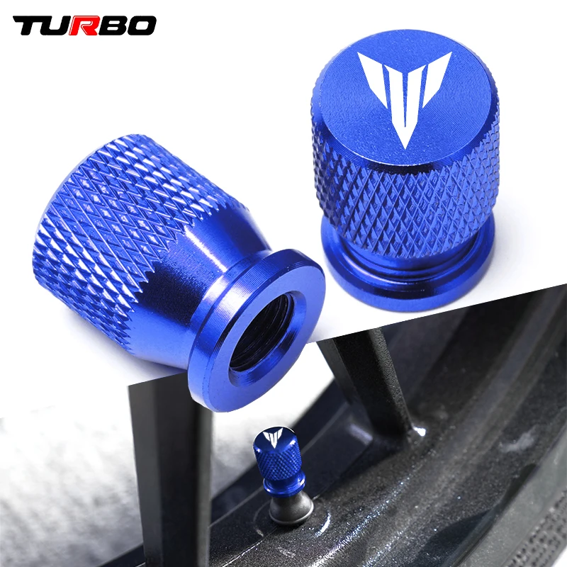 Tire valve caps For YAMAHA MT01 MT09 MT07 MT10 MT03 MT 09 07 03 10 MT-09 MT-07 MT-10 MT-25 TRACER 900 700 GT FZ09 XSR700 XSR900