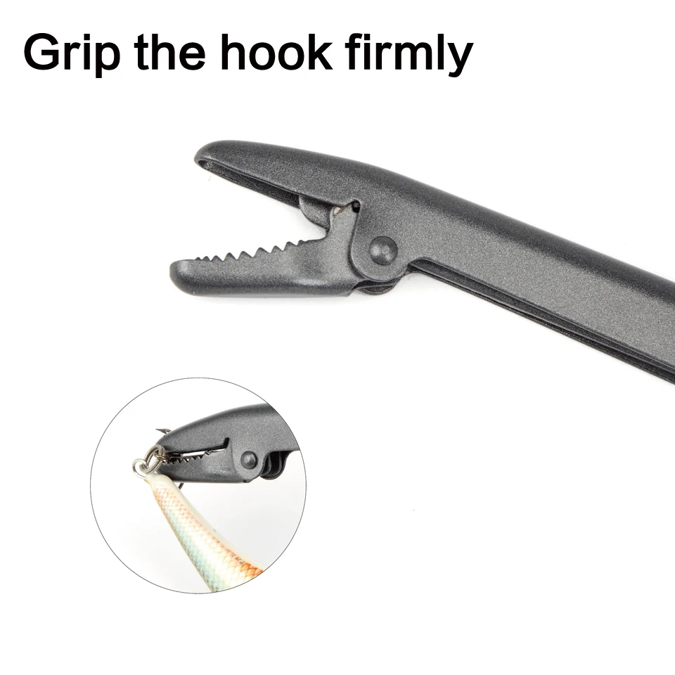 Crazy Shark Stainless Steel Fish Hook Remover Extractor Unhooking Device Fish Clamp Clip Catch Fishing Tool Fish Tackle Control