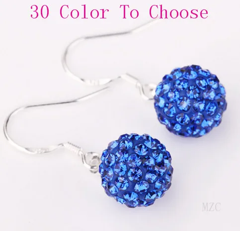 

hjkyui4 e Gift 10mm DHL EMS Free Crystal Silver Plate Drop Earrings Jewelry Stud.