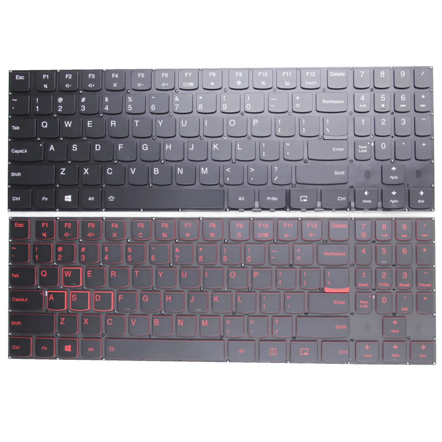 Nowa amerykańska klawiatura dla Lenovo Legion Y520-15IKB R720-15IKB Y7000 Y520-15 Y720-15IKB Y530-15 Y545 PG0 angielski Laptop podświetlany