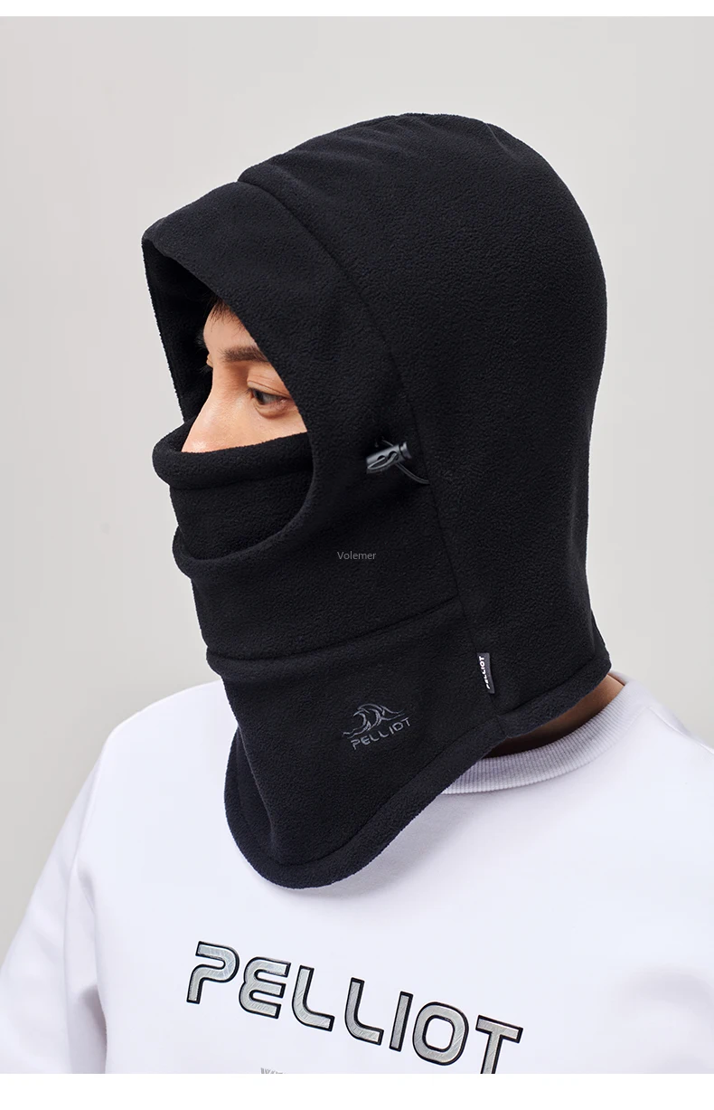 Youpin PELLIOT Winter Warm Fleece czapki maska na twarz typu kominiarka szyi cieplej mężczyźni kobiety kolarstwo na świeżym powietrzu i narciarstwo czapki Unisex