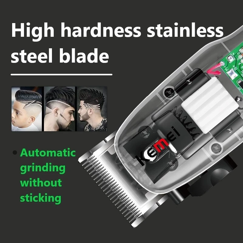 2022 nova sem fio aparador de cabelo dos homens barbearia profissional elétrica poderosa máquina cortar cabelo recarregável barba ferramenta de corte de cabelo