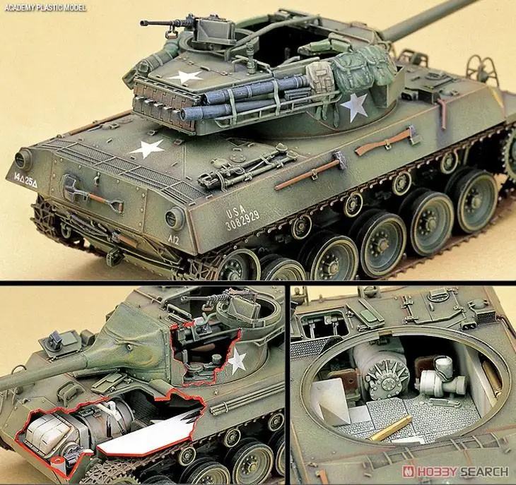 ACADEMY AC13255 1/35 M-18 Hellcat Jagdpanzer Tank destroyer model kit