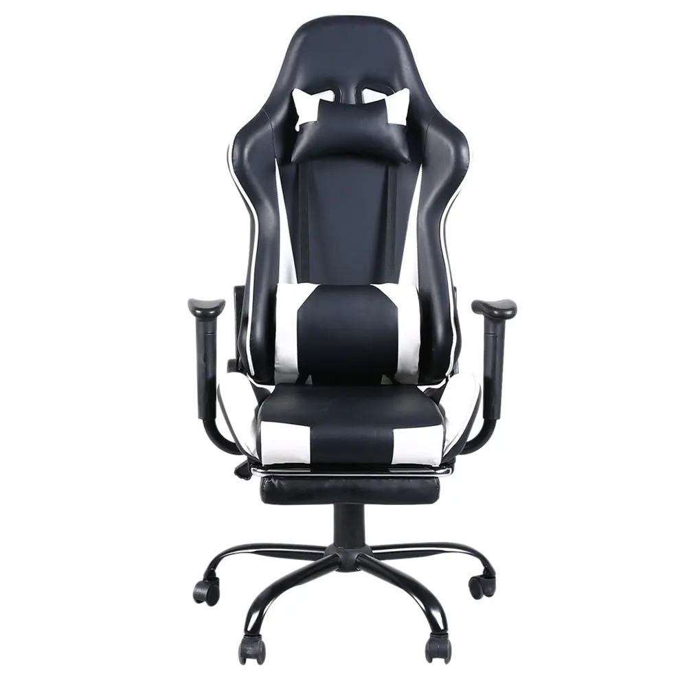Computer Chair  Gaming Chair Adjustable High Back Swivel Chair Racing Gaming Chair Office Chair Study Chair with Footrest Tier