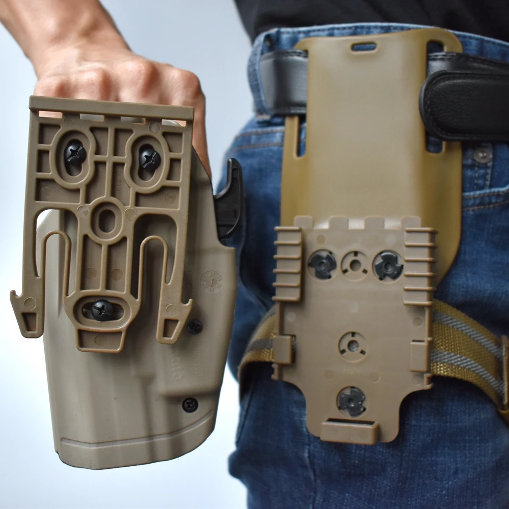 579 GLS Pro-Fit Holster for WALTHER PPQ M2 9/40 HK45 GL17 19 with QLS 19 22 Quick Locking System/Leg Platform Tactical Case view 6