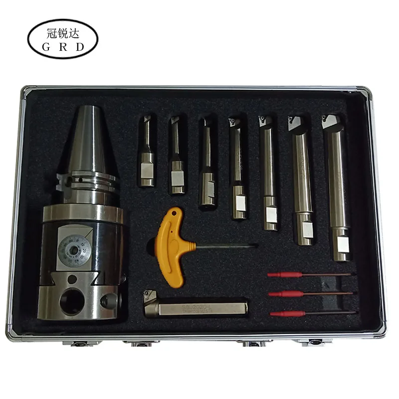 NBH2084 Fine Boring Head Set BT30 BT40 NT30 NT40 BT50 NT50 R8 SK30 SK40 SK50 C20 MT2 MT3 MT4 MT5 Boring Tools Tool Holder 8pcs