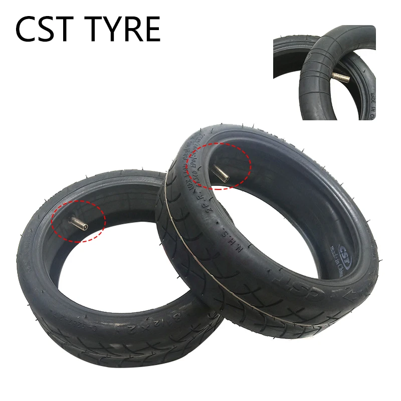 CST 8 1/2x2 Pneumatic Inner Tube 8.5 Inch Inflatable Camera Straight Valve Outer Tire for Xiaomi Mijia M365 Electric Scooter