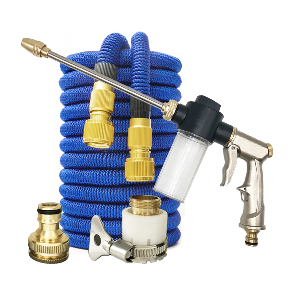 Garden Hose Nice Hose Water Hose Pipe Water Gun Car Wash Hose Nozzle With Foam Pot