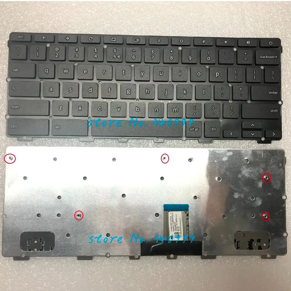 

New for Toshiba Chromebook CB30 CB30-A CB30-A3120 CB35 CB35-A3120 Laptop Keyboard US Black