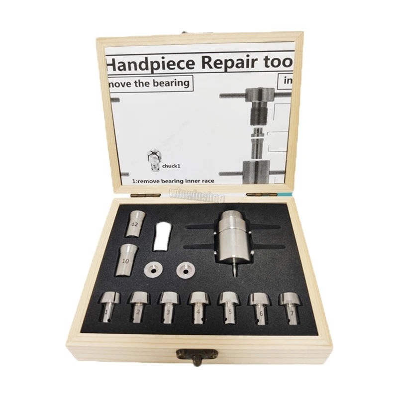 1Set Dental Handpiece Repair Tool Bearing Removal & Installation Cartridge Maintenance