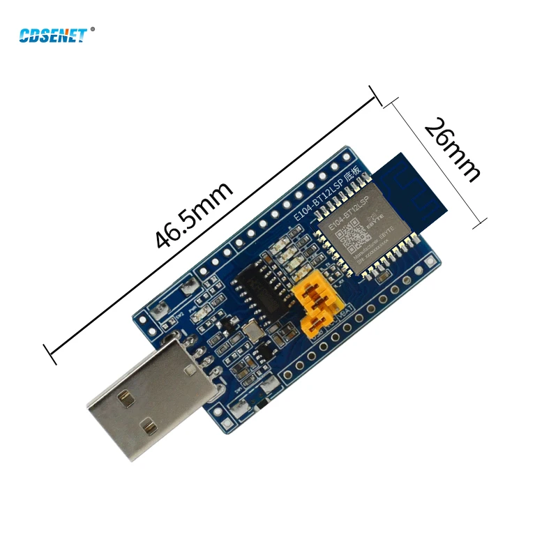 TLSR8253 Blau-zahn BLE Test Kit Sig Mesh V 1,0 Standard 10dBm 2,4 GHz UART SMD USB CDSENET E104-BT12LSP-TB smart-Home-System