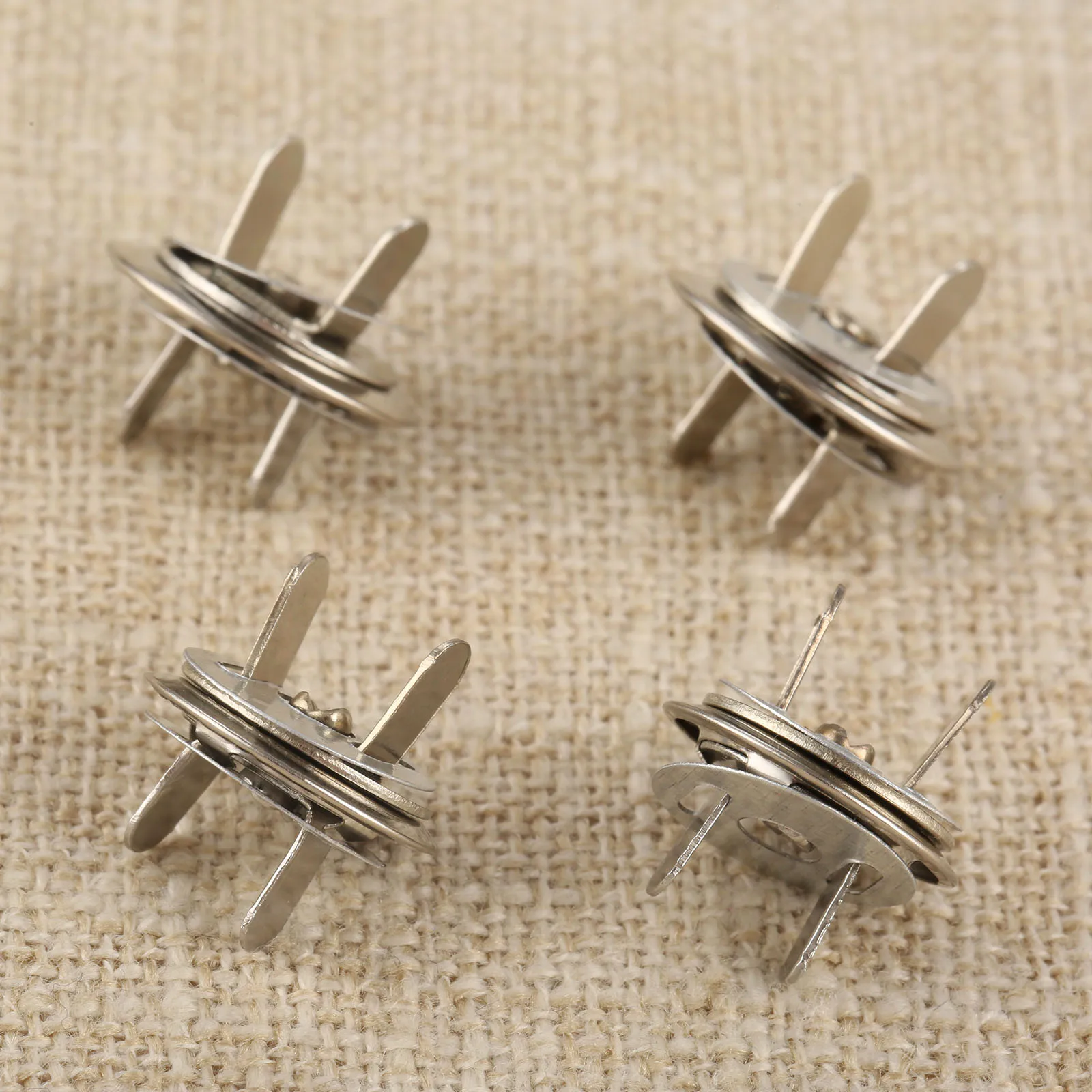 DRELD 10PCS 16/18mm Sewing Magnet Buttons Magnetic Rivet Stud Purse Snap Clasps Closure Buckle Fastener for Bag Wallet Clothing