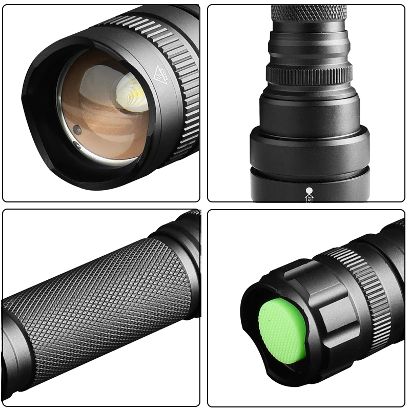 XHP120 Tactical Led Hunting Flashlight 2* 18650 Battery Waterproof Torch Zoomable High Quality XHP90 XHP70 XHP50 Lantern