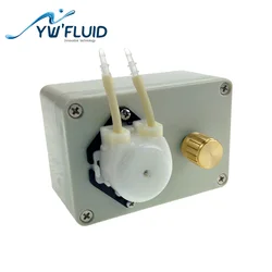 YWfluid YW03 AC220V/240V Max Flow 100ml/Min Laboratory Adjustable Speed High Precision Metering Peristaltic Pump