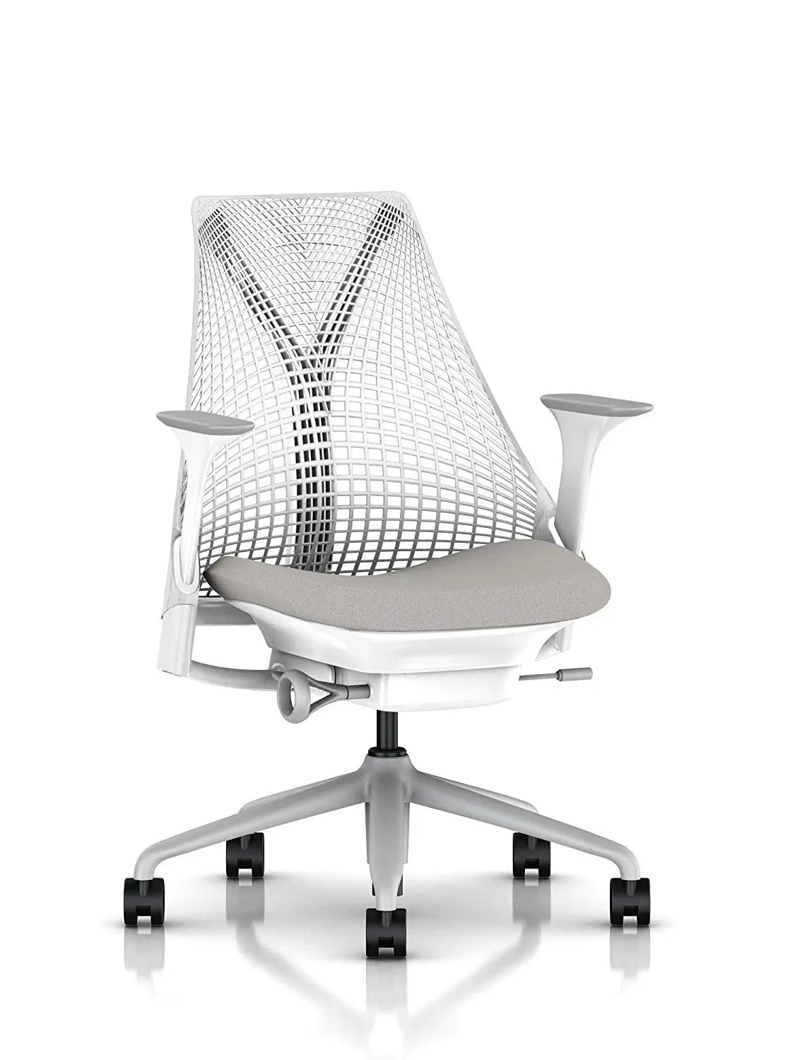 Bouchons de coussinets de bras de remplacement pour Herman Miller Sayl, accessoires d'accoudoir de chaise d'ordinateur de bureau et de maison, couleur noir et gris, 1 paire