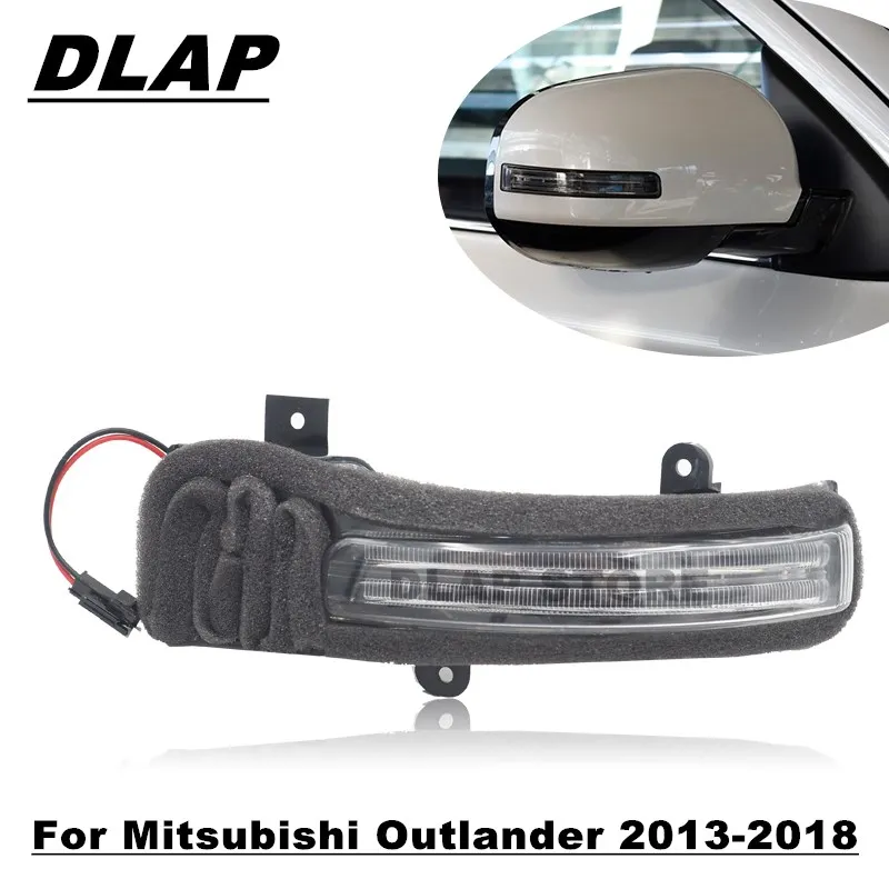 Car Lights For Mitsubishi Outlander 2013-2019 LED Outer Rearview Mirror Turn Singal Blinker Lamp Side Mirror Light