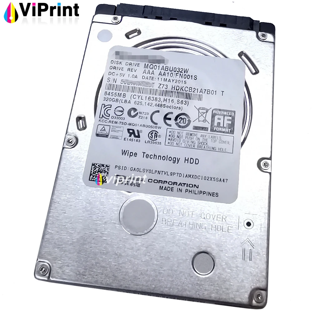 Encryption Wipe Technology HDD For Toshiba e-STUDIO es 2505AC 3005AC 3505AC 4505AC Copier 320GB Used Hard Disk