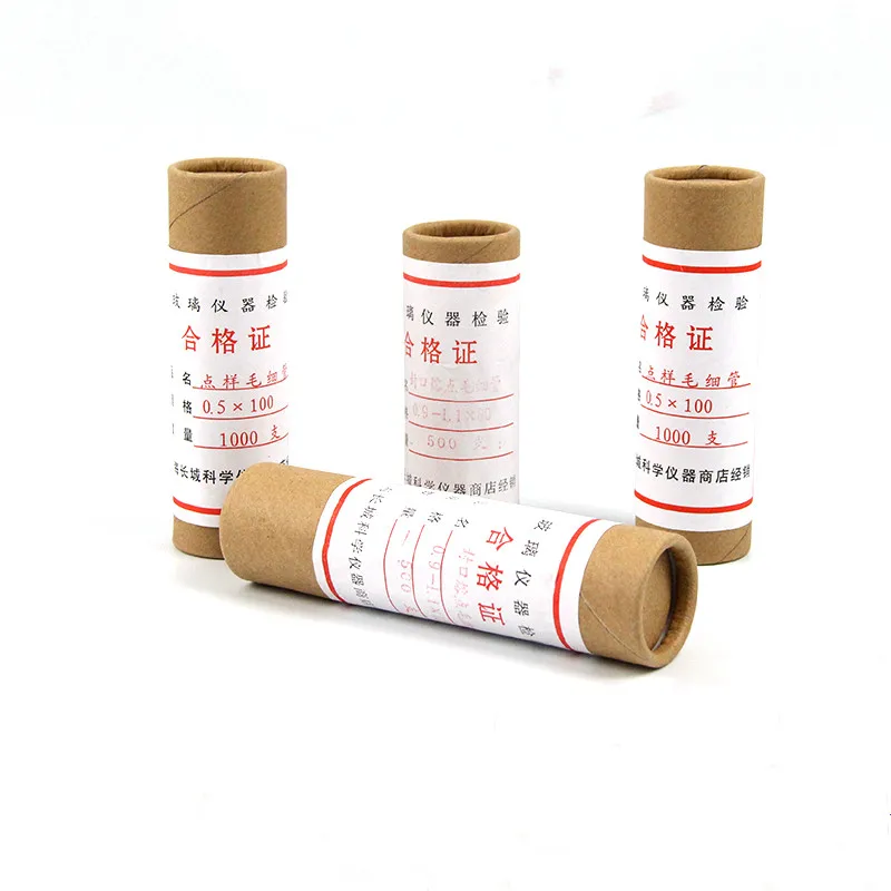 Spotting Capillary Tube Microcap Glass Capilllary Tube For Melting Point Determination Diameter 0.9-1.1mm Ends Through 500/PK