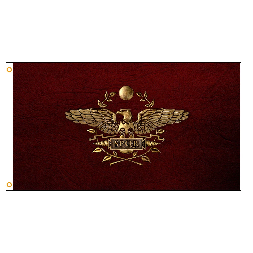 90x150cm Roman Empire Senate People Of Rome Eagle SPQR Flag