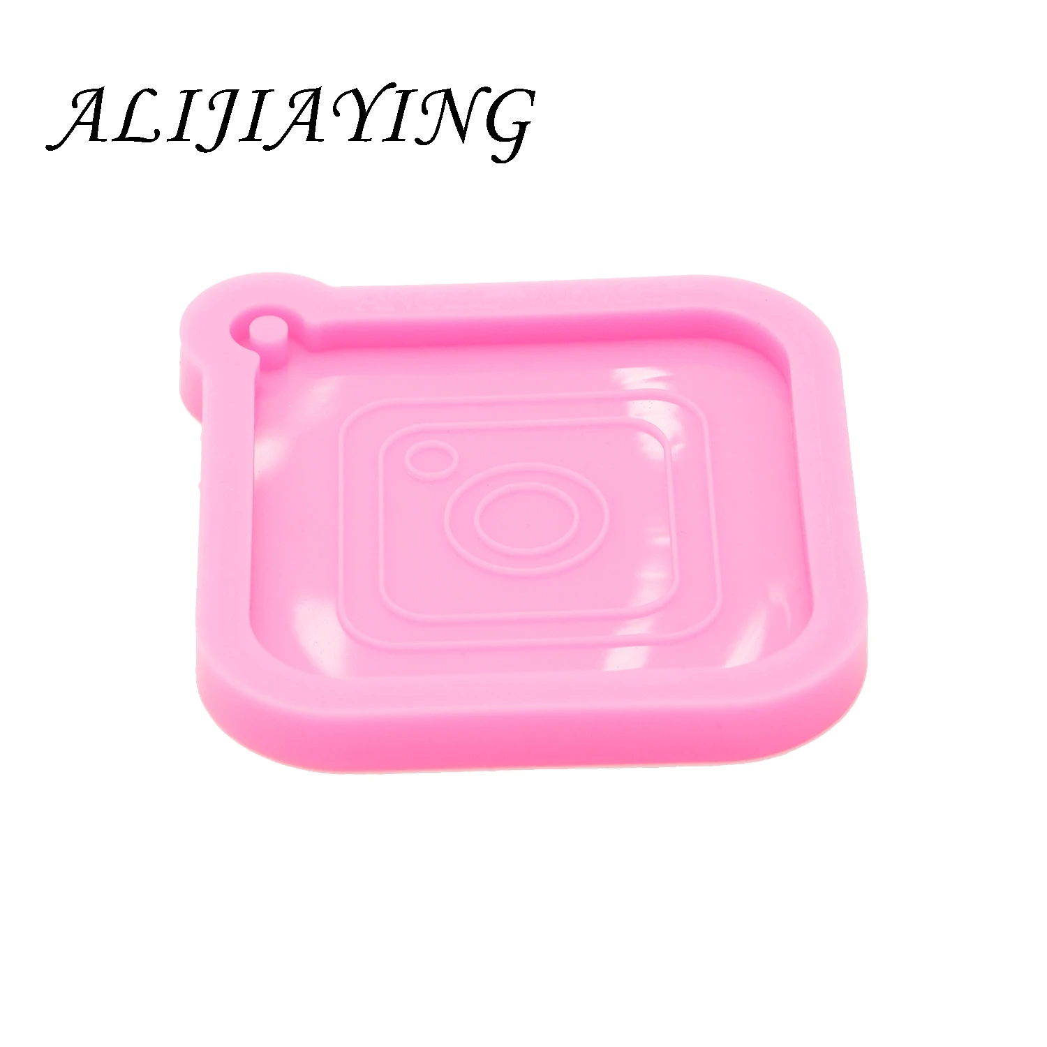 Shiny Silicone Mold for keychain pendant - Resin Crafting Mold - Diy Epoxy Resin Molds Jewelry Making DY0820