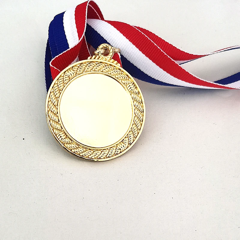 Blank  Medals Gold Color Medal and Silver Color Medal and Branze Color Medal print for free on the blank