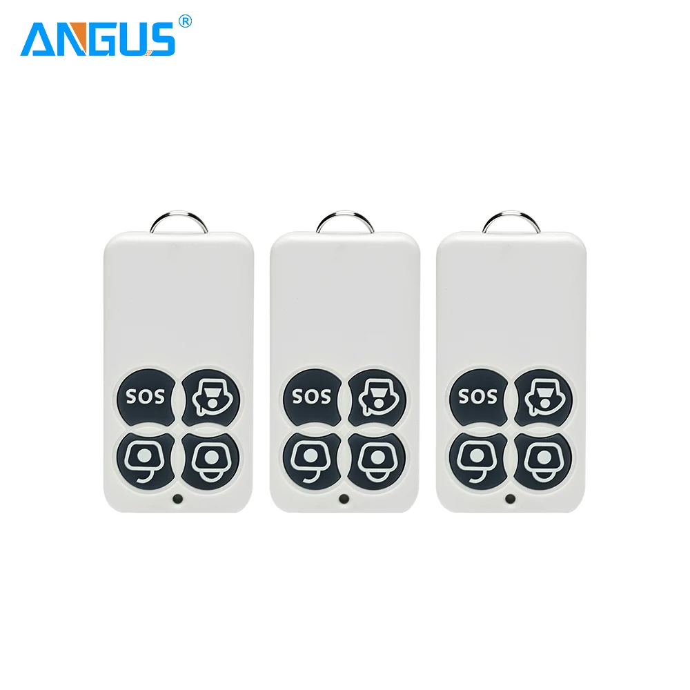 Angus Universal Alarm Remote Controller 433mhz Wireless Remote Control for GSM WIFI Home Intruder Burglar Alarm Security System