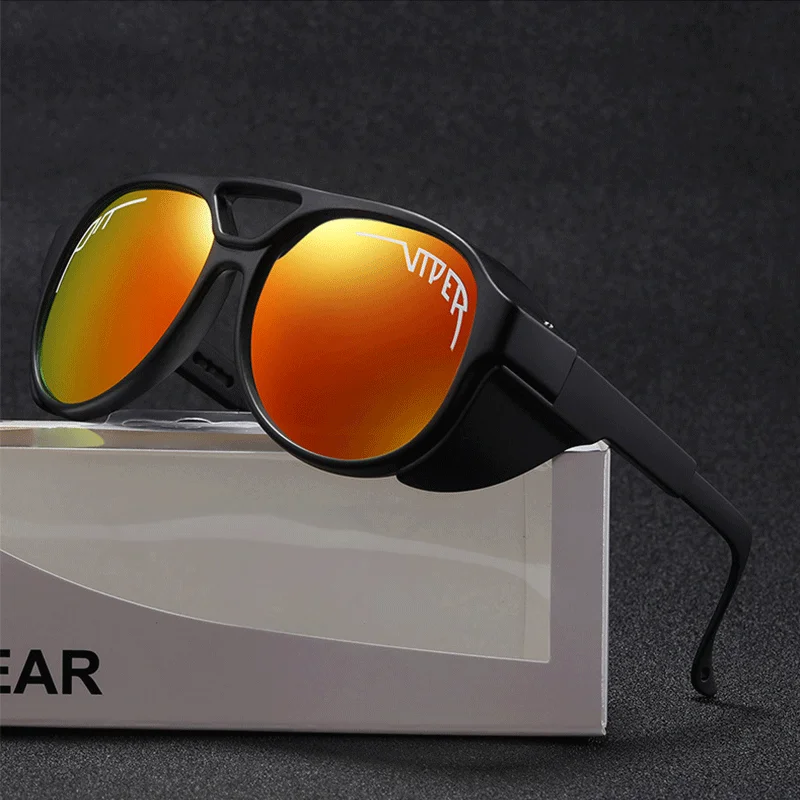 

With Box Polarized Driving Sunglasses Cycling Goggle UV400 Lens Mirror Quality Outdoor Frame TR Material Sun Glasses for Men