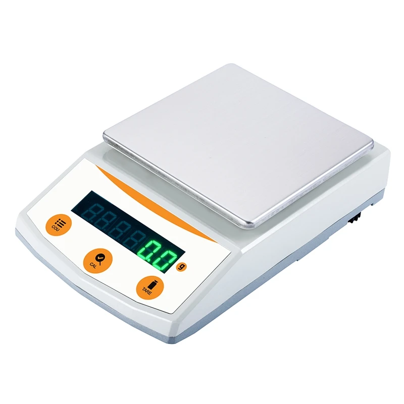 Square Pan LED display electronic balance laboratory scale 0.1g 3000g precision