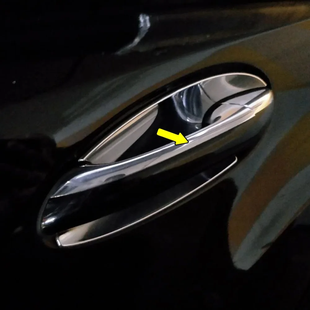 ABS Chrome Silver Door Handle Cover Trim For Mercedes Benz E Class W211 E280 E300 E350 E500 E550 E63 2002-2009(non Avantgarde)