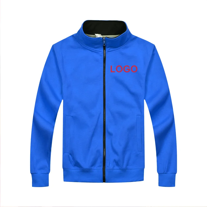 YOTEE autumn and winter casual high-quality stand-up collar zipper jacket group custom LOGO custom men and women jacket