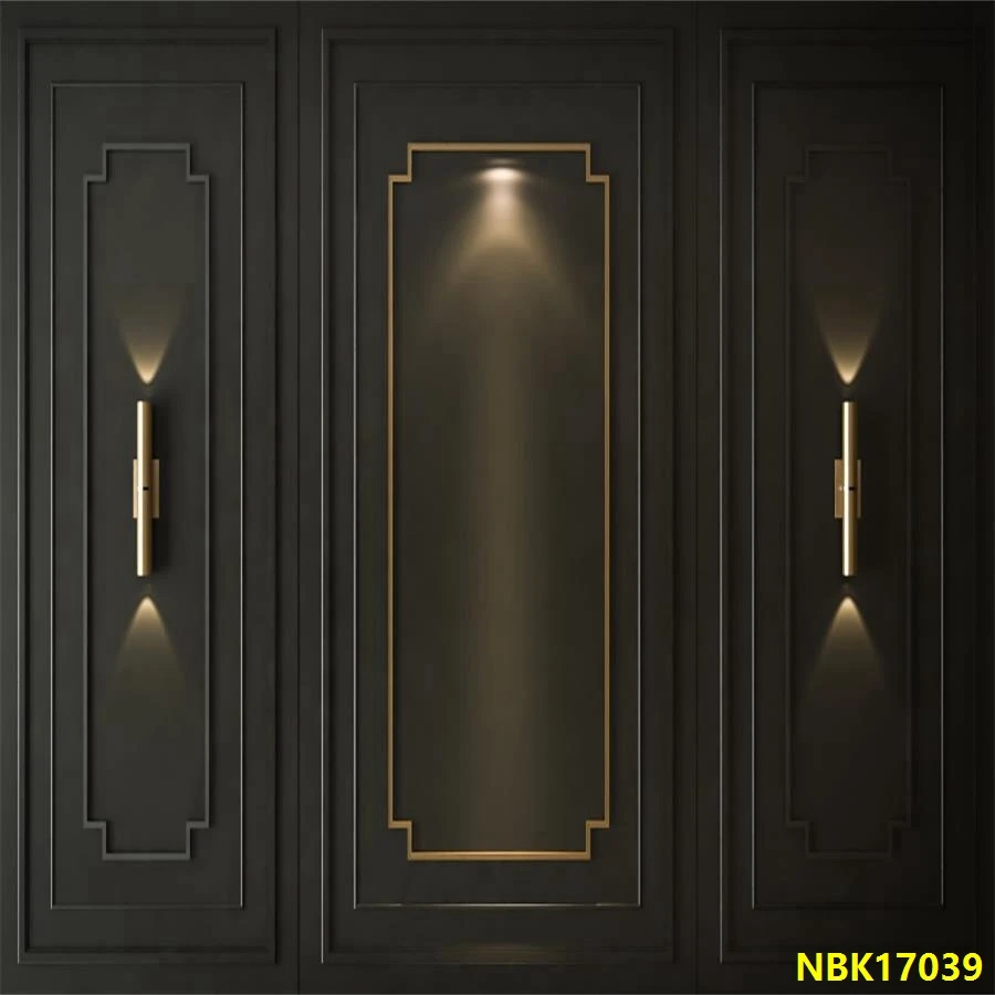 Laeacco-خلفية للتصوير الفوتوغرافي باللون الأزرق الداكن ، خلفية ريترو أنيقة لحفلات أعياد الميلاد وحفلات الزفاف وصور الأطفال واستوديو الصور