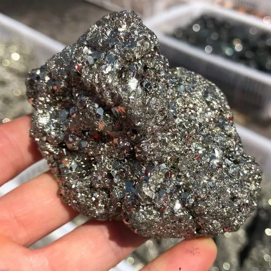 Natural Unpolished Raw Stone for Healing Reiki, Pyrite, Rough Minerals, Wholesale