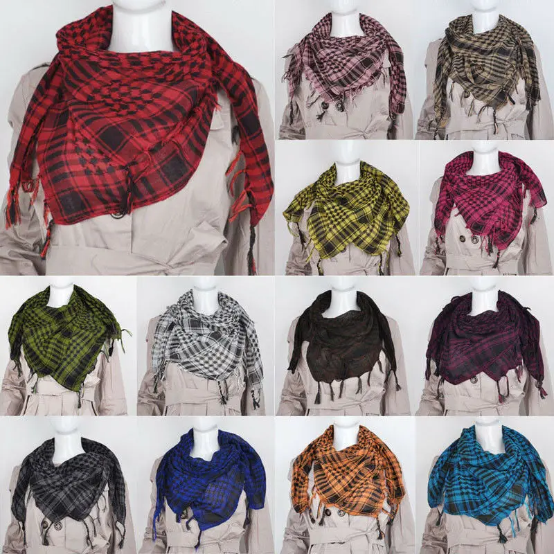 2019 Women Blanket Oversized Tartan Scarf Wrap Shawl Plaid Cozy Checked Casual Color Plaid Scarves