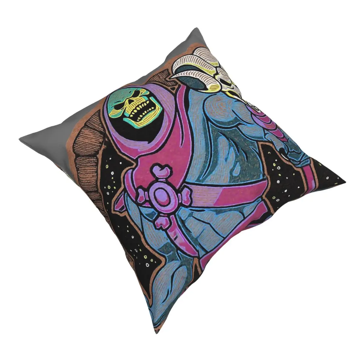 Skeletor He Man Masters Of The Universe Pillowcase Decoration Cushion Cover Throw Pillow for Living Room Double-sided Printing