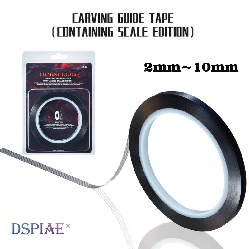 

DSPIAE CG Series Carving Guide Tape 0.2mm to 10mm Military Model Making Tool Assembly Retrofit Gundam Hobby DIY