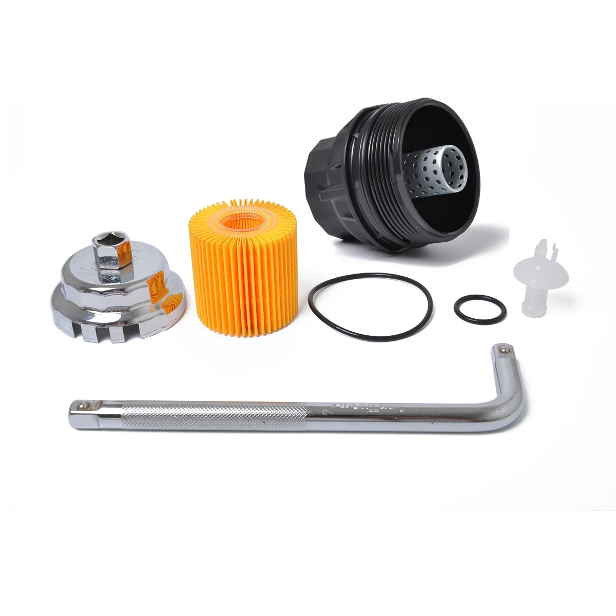 New Oil Filter & Oil Filter Cap Fits For Lexus Venza Tacoma 15620-36020 with 64.5mm Oil Filter Wrench