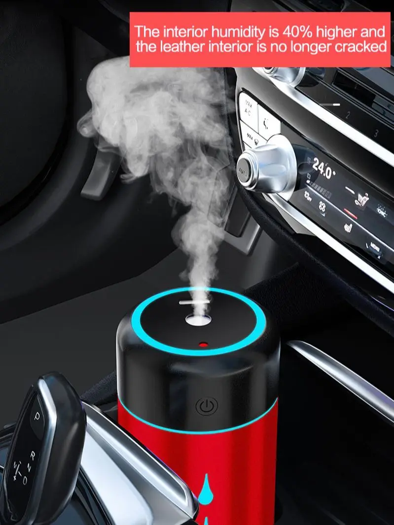 Mini Ultrasonic Air Humidifier Soft Light USB Essential Oil Diffuser Home Air Freshener Car Purifier Air Freshener Accessories