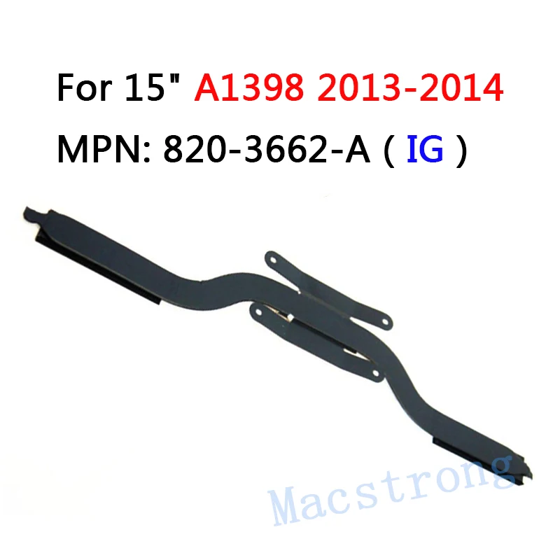 Dissipador de calor a1398 original para macbook pro 15 aaa1398 cpu do dissipador de calor refrigerar 2012 820-3332-a 2013 2014 820-3662-a meados de 2015