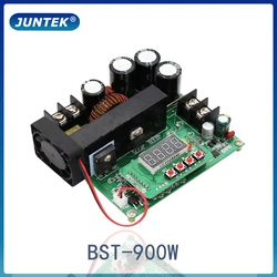 JUNTEK BST900W sterowanie cyfrowe regulator napięcia zasilania dc stały prąd diy boost moduł konwertera 0-80V do 10-120V