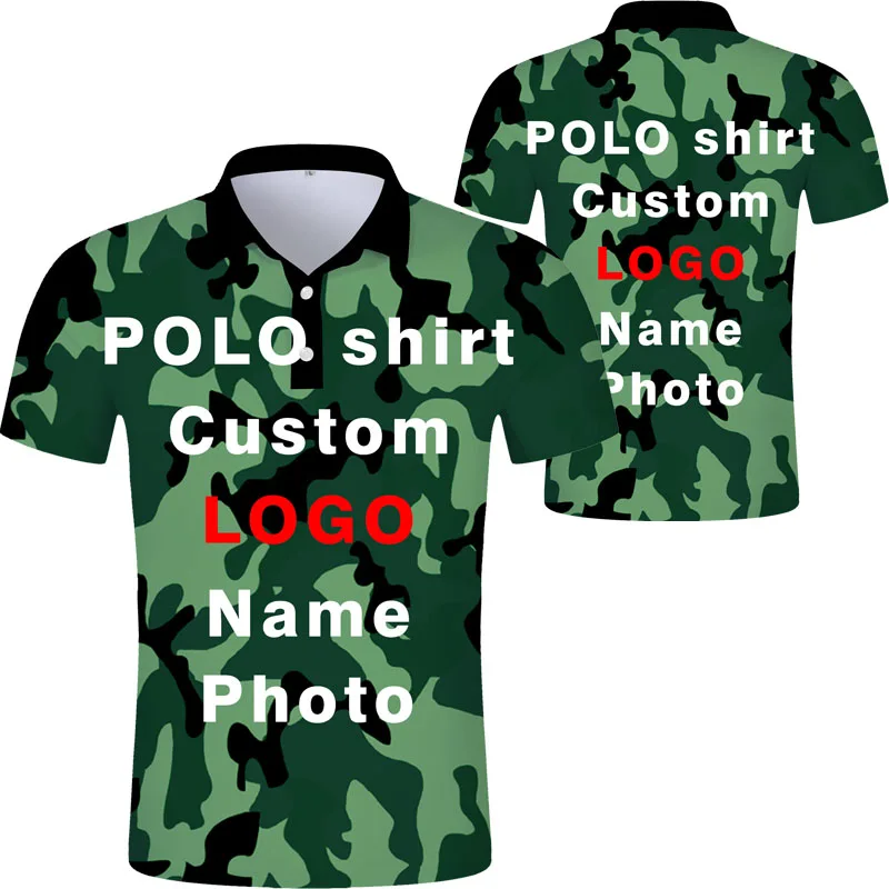 

Polo Shirt Free Custom Name Number Logo Text Printing Photo Polo Shirt 3d Polo Shirt